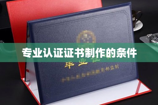 乳源专业认证证书制作的条件