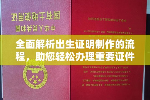 乳源全面解析出生证明制作的流程，助您轻松办理重要证件
