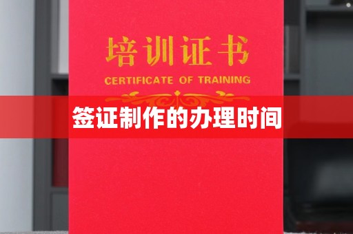 乳源签证制作的办理时间