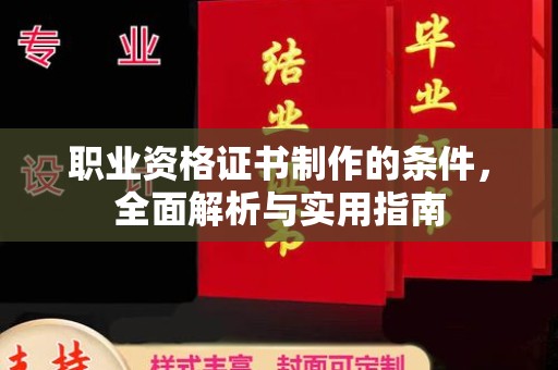 乳源职业资格证书制作的条件，全面解析与实用指南