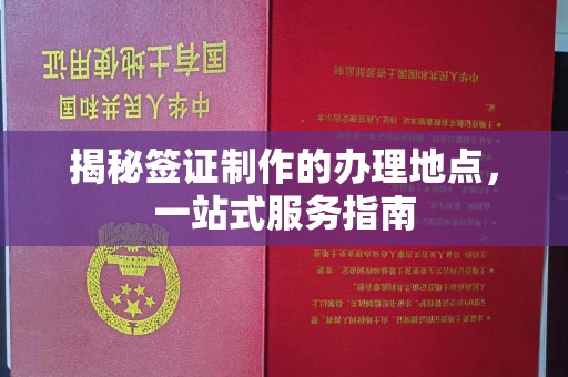 乳源揭秘签证制作的办理地点，一站式服务指南