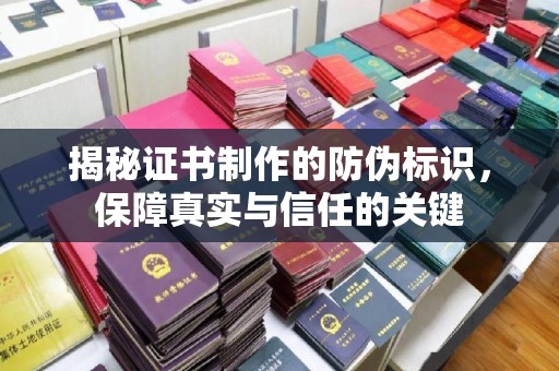 乳源揭秘证书制作的防伪标识，保障真实与信任的关键