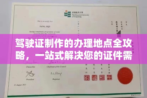 乳源驾驶证制作的办理地点全攻略，一站式解决您的证件需求