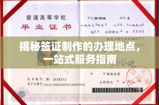 乳源揭秘签证制作的办理地点，一站式服务指南