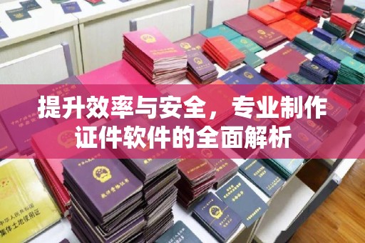 乳源提升效率与安全，专业制作证件软件的全面解析