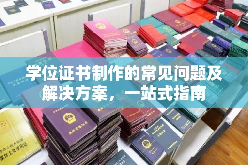 乳源学位证书制作的常见问题及解决方案，一站式指南