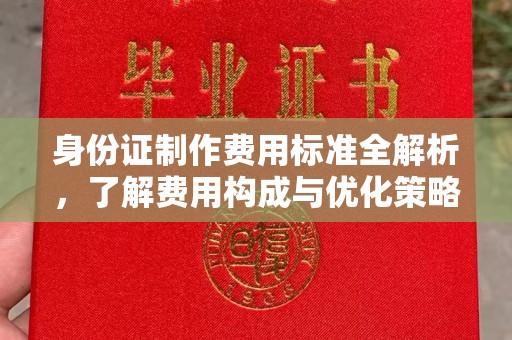 乳源身份证制作费用标准全解析，了解费用构成与优化策略