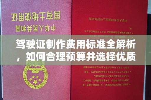 乳源驾驶证制作费用标准全解析，如何合理预算并选择优质服务？